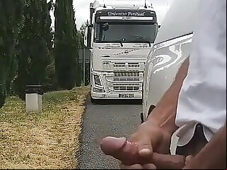 cum tribute masturbation outdoor